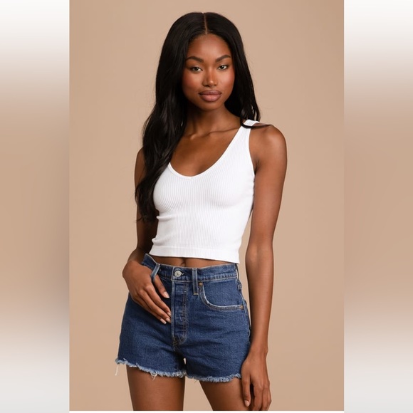 ☀️👖 Levi’s 501 Medium Wash High Rise Cutoff Denim Shorts - 25 👖☀️ - Picture 1 of 14